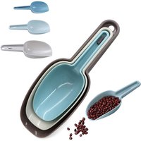 3Pcs Plastic Ice Shovel For Candy Dessert Grain Flour Measuring Scoop Serving Kitchen Bar Gadgets Accessories Tool