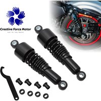 Steel 10.5" Rear Shocks 267mm Motorcycle Absorber low stance For Harley Touring Sportster XL 1200 883 Iron 2004-UP Dyna 1991-UP