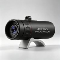 2000X25 HD Hunting Monocular Telescope 80000M Long Range Mini Pocket Handheld for Camping Hiking Bird Watching Outdoor