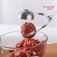 Meat Ball Maker Tool Stainless Steel Clip Round Rice Ball Shaper Spoon Stuffed Kitchen Gadget Meatball Making Mold Non Stick