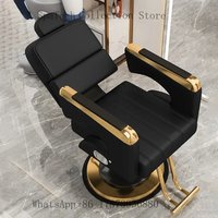 Custom Vintage Barber Chair 360° Swivel Hydraulic Lift Reclining Salon Chair Heavy Duty Hair Styling Barber Shop Furniture