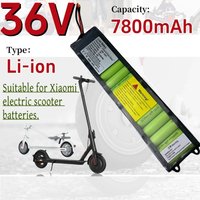 100% original battery M365 10S3P 36V 7.8Ah 60km suitable for Xiaomi Mi Home M365 scooter battery, electric scooter, waterproof