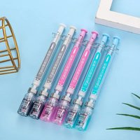 6Pcs Cute Kawaii Novelty Nurse Needle Syringe Shaped Highlighter Marker Marker Pen Stationery School Supplies