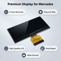 Ekran LCD deski rozdzielczej do Mercedes W169 W245 Klasy A B A1695400448 0263643242 7V 8V Plug and Play