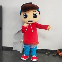 Omar Boy Mascot Costume Magic Adult Mascot Costume for Christmas Purim Party Clothing Fancy Coat
