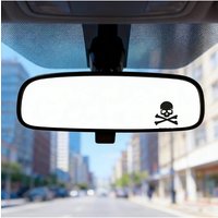 AliExpress NONE Vehicle Mirror Personalization Car Motorcycle Fixed Gear Skeleton Stickers Skull Crossbones Decal Skull Mountain Bicycle Decals