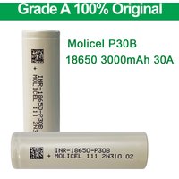 1-12 Piece Original Molicel P30B 18650 Battery 30A 3.7V 3000mAh High Drain Rechargeable Batteries High Discharge Li-ion Cells