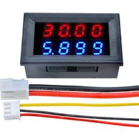 DC 0-200V 10A LED Digital Voltmeter Amperemeter Auto Motorrad Spannungs-Strommessgerät Detektor Dual-LED-Anzeige Volt-Monitor 220V
