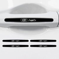 8PCS Car Door Handle Decoration Stickers Wiper Decal Auto Accessories for Audi Sline A4 B7 B8 B9 A3 8P 8V 8L A5 A6 C6 C5 C7 A1