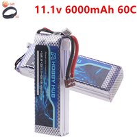 3S 6000mah Lipo Battery 11.1V 6000mah 60C max 80C RC Battery with XT90 EC5 XT60 T for RC Car Drone Helicopter Boat