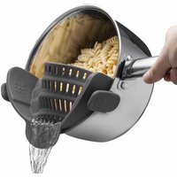 Silicone Kitchen Strainer Clip On Pots and Pans Drain Rack Pasta Noodle Vegetable Fruit Strainer Colander Kitchen Gadgets