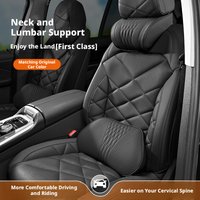 Car Headrest Cushion Memory Foam Neck Pillow Protection Lumbar Back Cushion Lumbar Cushion Breathable Interior Car Supplies