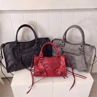 Sac de moto rétro à rivets pour femme, sac à main fourre-tout en cuir vintage français, grande capacité, sac à bandoulière, sac à main Y2K Hot Girl Studde
