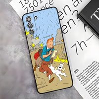 Fashion Tintin Adventures Phone Case For Samsung S26 S25 Edge S24 S23 S22 S21 S20 Ultra Plus Fe Galaxy A54 A53 A34 A25 A16 Cover