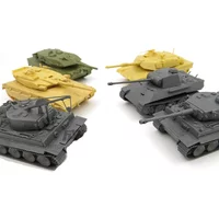1/72 Assembled Model Tank German Tiger-Type Maintenance Panther M1A2 Merkawa Leopard 2A5 Tank 6 Models