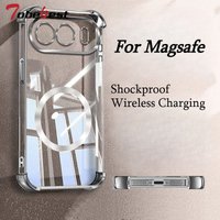 Case For Honor 600 Lite 500 Pro 5G Clear Shockproof Magnetic for Magsafe Wireless Charging Silicone Cover