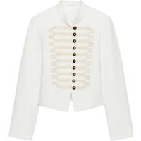 Fashionable Short Sleeveless Jacket Women's Slim Fit Long Sleeve Stand Collar Button Decorated Coat New Summer 2026