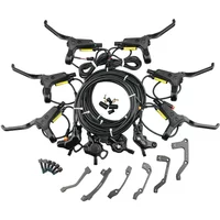 AliExpress Goodtaste NFOX SM2A electric bicycle hydraulic disc brake handle with four piston two piston calipers 2-pin 3-pin power-off Accessories