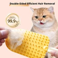 Double Sided Cat Hair Remover Brush Anti Bacterial Dog Grooming Combs Pet Shedding Tool Efficient Massager