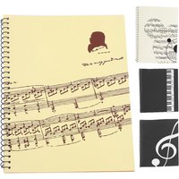 50 Pages Musical Notation Staff Notebook Music Manuscript Writing Paper Notation Note Book