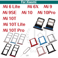 1 Pcs SIM Card Tray For XIAOMI Mi 6 Lite Mi 6X Mi 9 Mi 9SE Mi 10 Mi 10Pro Mi 10T Mi 10T Lite Mi 10T Pro Card Tray Holder Dual