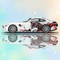 Lightning Fierce Wolf Car Decal Full Body Sticker Decoration Covering Scratches Waterproof Car Decal Car Vinyl Wraps