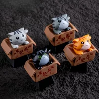 Hand-made Customize Your Keyboard with Cute Cat Keycaps Cross Axis Mechanical Keyboard Anime Pink Kawaii Accessories