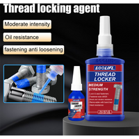 Thread locking adhesive - prevents screw loosening, very suitable for industrial equipment, automotive parts, household hardware