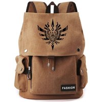 Monster Hunter Wilds Felyne Rathian Nergigante Backpack Men Women Game Backpack Unisex Shoulder Backpack
