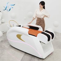 Hair Salon Fully Automatic Massage Shampoo Bed High End Commercial Furniture Barber Shop Luxury Design Premium Quality Ergonomic