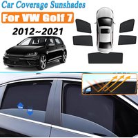 Car Mesh Coverage Sunshade For Volkswagen VW Golf 7 Mk7 Hatchback 2012~2021 Sunscreen Window Sunshade Cover Magnetic Accessories