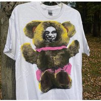 Aphex Twin Cotton White T-shirt Harajuku Vintage Y2k Tops Casual Loose T-shirt Print Cotton T-shirt Graphic Tops Unisex