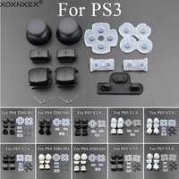 1Set For PS3 PS4 JDM-001 040 PS5 V1 V2 V3 Controller L1 R1 L2 R2 Trigger Buttons 3D Analog Stick + Conductive Rubber Button