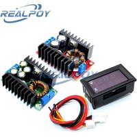 DC DC 150W Boost Converter / 9A 300W Step Down Buck Converter Power module DC 0-100V 10A Digital Voltmeter Ammeter Dual Display