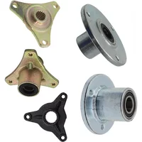 3 hole rotating flange 17 teeth ATV modified beach car mini electric vehicle hub seat rear wheel drum core fixed seat