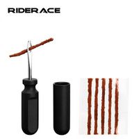 RIDERACE Bike Tyre Puncture Sealant Rubber Stripe Drill Set Tubeless Bicycle Tire Repair Kit Road Cycling Tires Tool