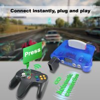 2.4GHz Wireless Controller For N64 Gamepad For N64 Console Built-in Vibration Motor & Turbo Function N64 Joystick