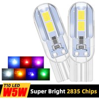 10pcs W5W 5W5 T10 194 168 LED Dome Read Light Clearance Lamp Car Flash Day Driving Lights Signal Lamp Parking light Tail lights