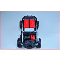 Fit 1/12 MJX H12Y RC Crawler Roll Cage & Roof Rack with Ladder, Toolbox & Fuel Tank, Simulation Decor Upgrade Accessories Parts