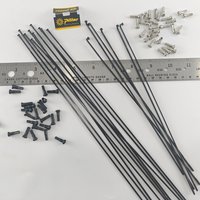 AliExpress BITRANZ Pillar PSR X-TRA 1420 Aero Spokes Light 4.3g Straight Pull Race Radios or J-bend Bent J Band Rays Free Nipple Black Red Silver