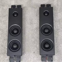 2PCS GHXAMP For Harman High-Quality 2" 2-Way 3-Driver Passive Desktop Speakers, 8 Ohm 20W DIY Dual-Woofer Bookshelf Speakers