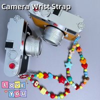 Camera Wrist Strap Keychain Cute Girls Decoration for Ricoh GR2 GR3 GR3x Sony ZV1 Canon G7X Fuji Nikon Micro Single Accessories
