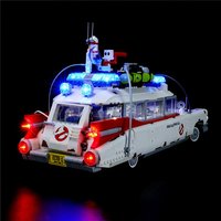 Led Light Kit Suitable for Lego Ghostbusters ECTO-1 10274 Building Blocks Decorative Lamp (Not Included Model Bricks)