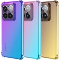 Shockproof Gradient TPU Case for Xiaomi 15 14 Ultra 14T 13T 13 Lite 12T Pro 11T Protective Cover Transparent Capa Fundas Coque