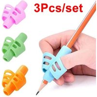 3/12 stücke Kinder Schreiben Bleistift Stift Halter Kinder Lernen Praxis Silikon Stift Hilfe Grip Haltung Korrektur Gerät für Studenten