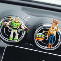 Dsn 4Pcs Toy Story Buzz cute Lightyear Interior Decoration Automobile Air Conditioning Outlet Decoration Pendant Toys Figures