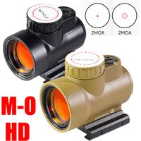 M-HD Tactical 1x25mm Holographic 2 MOA Reticle Red Dot Sight Collimator Optics Hunting Airsoft Rife Scopes with Original Marking