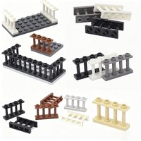 20PCS 1x4 Railing Castle Fence Building Block Accessories City Street View Figures Scenes Model bricks toy for children
