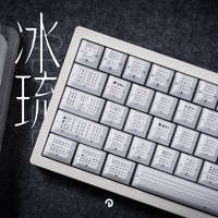 Domikey Glaze Keycap Cherry Profile abs doubleshot backlit keycap for mx keyboard poker 87 104 xd64 xd68 BM60 BM65 BM68 BM80