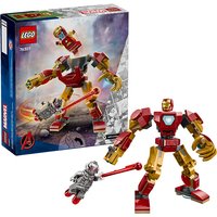 LEGO Building Blocks Superhero Series 76307 Iron Man Mech Battle Ultron Boys Assemble Puzzle Toy Gift